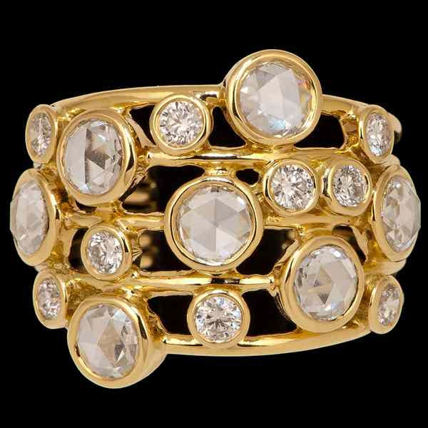 Appraisal: Ippolita k Diamond Constellation Ring Ippolita k yellow gold Constellation