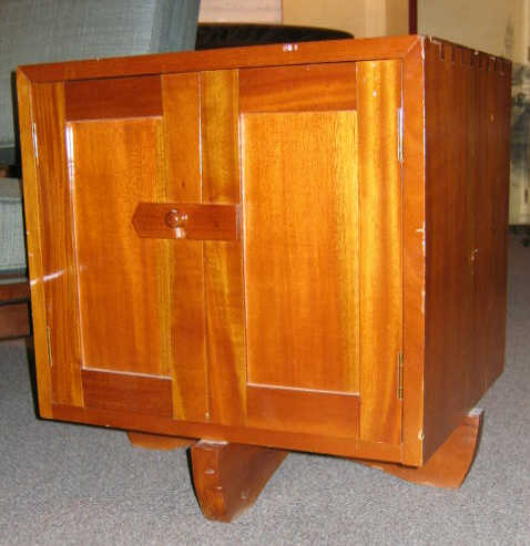 Appraisal: MANNER OF GEORGE NAKASHIMA Two door cabinet on two plank