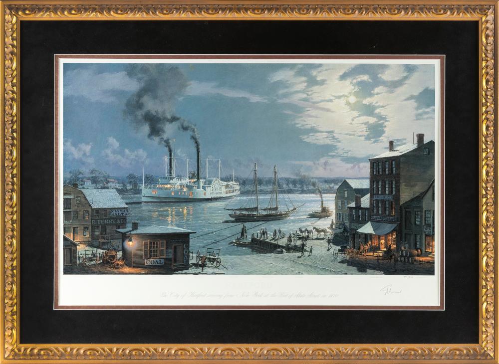 Appraisal: JOHN STOBART MASSACHUSETTS FLORIDA B THE CITY OF HARTFORD ARRIVING