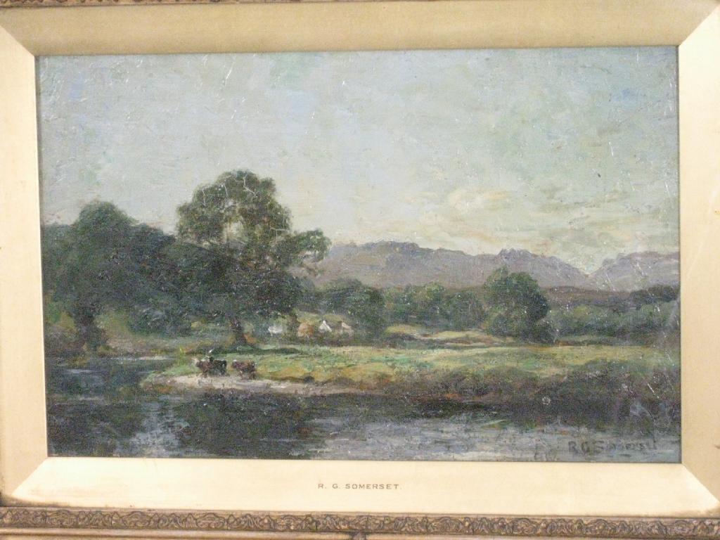 Appraisal: RICHARD GAY SOMERSET - Heathland Lake and Trees and An