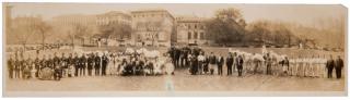 Appraisal: The Mosque Shriners Circus Cast Photograph Syria Pennsylvania R A