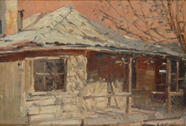 Appraisal: Amelie Sarah Colquhoun - Old Government House Jolimont oil on