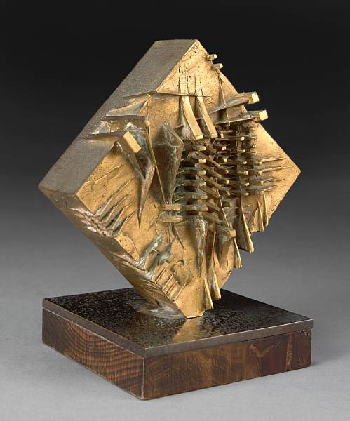 Appraisal: Arnaldo Pomodoro Italian born Untitled signed 'Arnaldo Pomodoro' and numbered