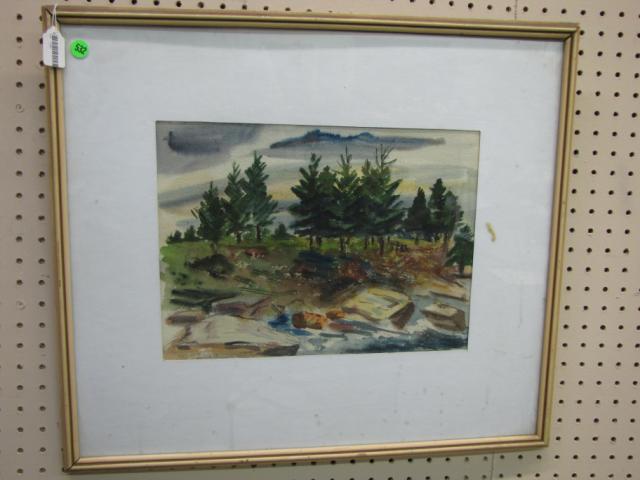 Appraisal: Wilbur Meese IN - x Watercolor Signed Lower Left depicting