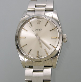 Appraisal: A Gentleman's Stainless Steel Rolex Oyster Wristwatch Precision model Stainless