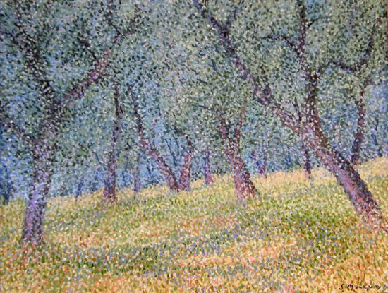 Appraisal: Serge Mendjisky French b 'Olive Grove' signed and dated '