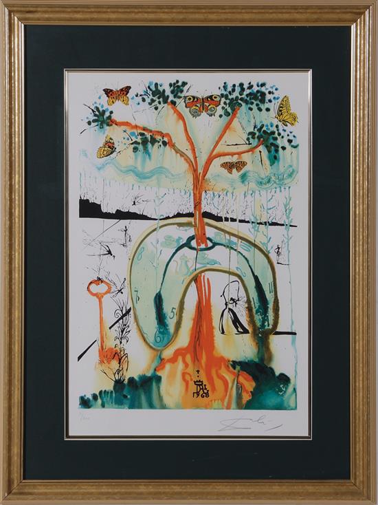 Appraisal: Salvador Dali Spanish - MADE TEA PARTY from Alice in