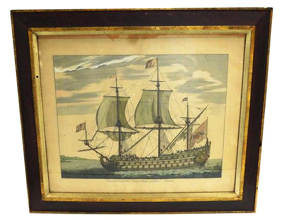 Appraisal: Jan Van Vianen Dutch - hand-colored engraving from Pieter Mortier's