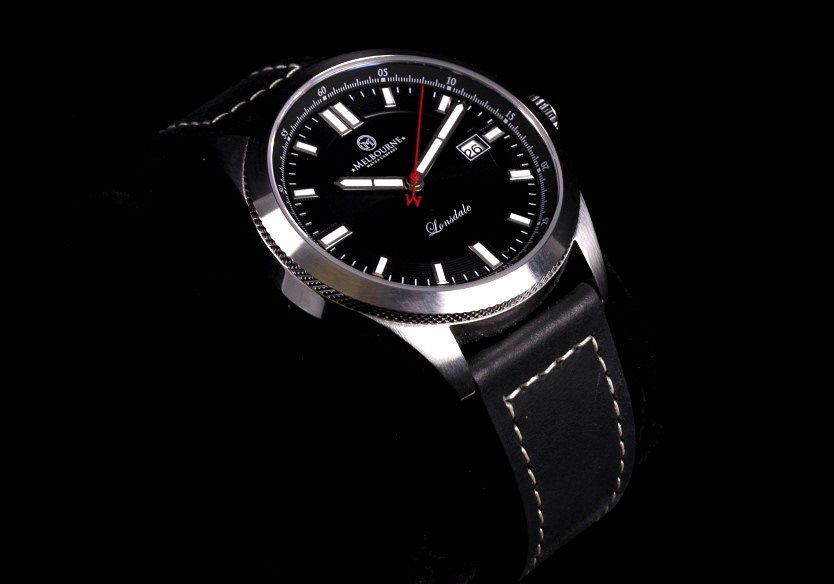 Appraisal: Melbourne Lonsdale Automatic Black Men's Watch This is an exceptional