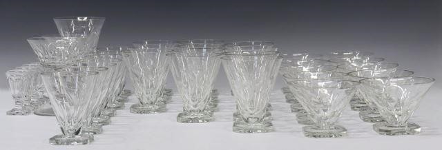 Appraisal: lot of Glassware thumbprint bowl on a square foot including