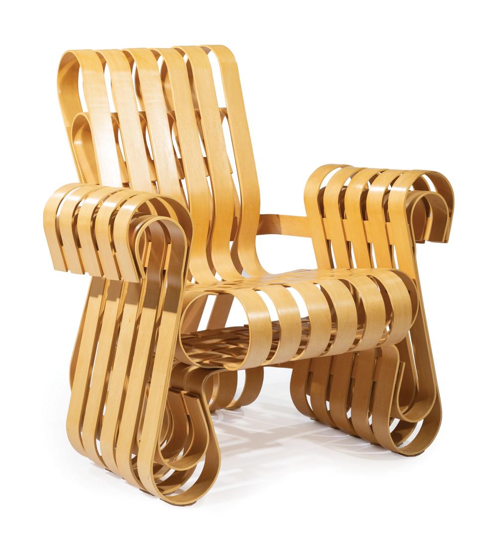 Appraisal: Frank Gehry American b for Knoll Power Play Chair laminated