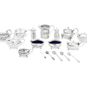 Appraisal: A Group of Twelve Silver Serving Articles Primarily English with