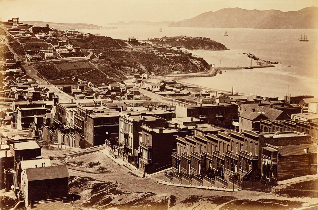 Appraisal: CARLETON E WATKINS - The Golden Gate from Telegraph Hill