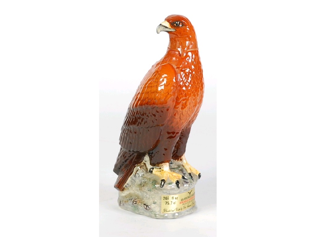 Appraisal: BESWICK 'GOLDEN EAGLE' POTTERY DECANTER produced for Beneagles Scotch Whisky