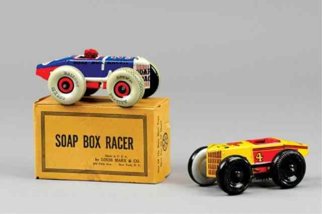 Appraisal: TWO MARX RACERS Includes Soap Box Racer with original box