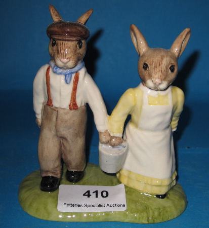 Appraisal: Royal Doulton Bunnykins Figures Jack Jill DB