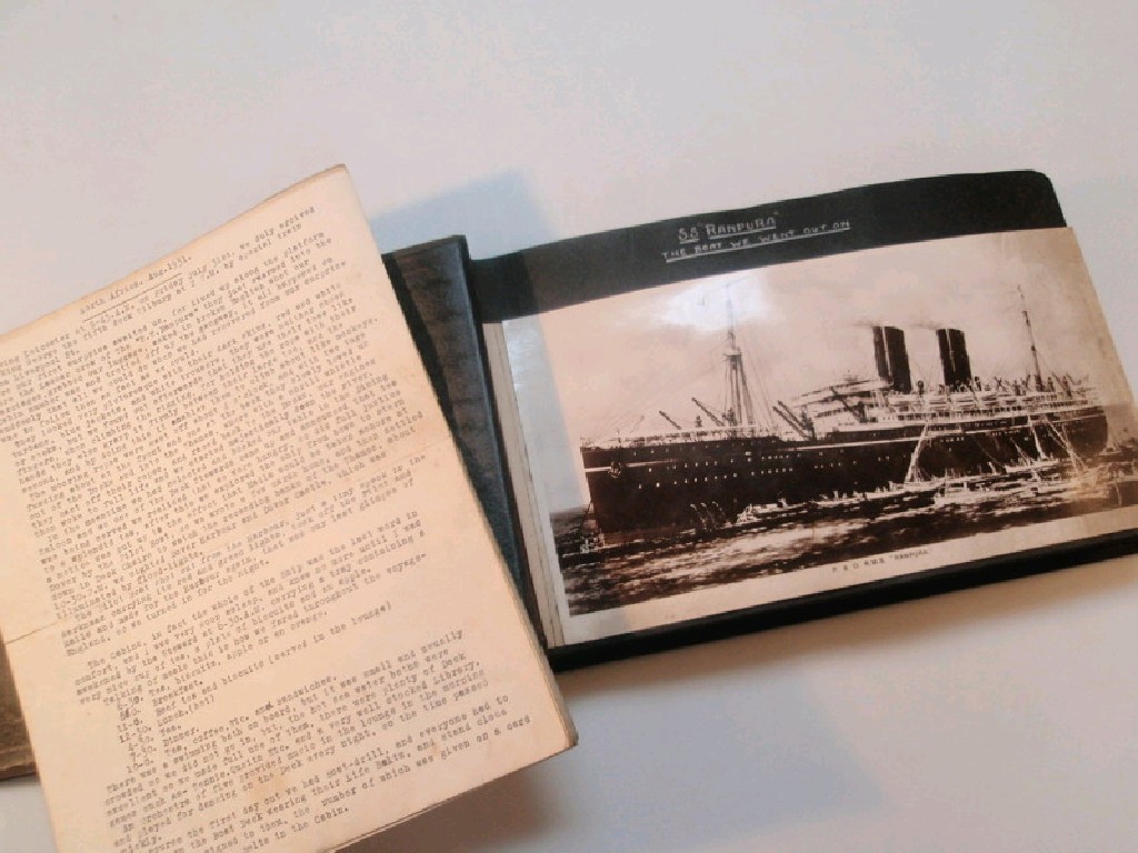 Appraisal: A photographic album of Max Hamylton North Africa August detailing