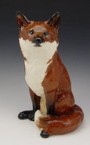 Appraisal: LARGE BESWICK FOX Model No designed by Graham Tongue issued