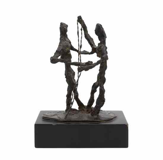 Appraisal: Germaine Richier French - The Couple bronze Height inches on