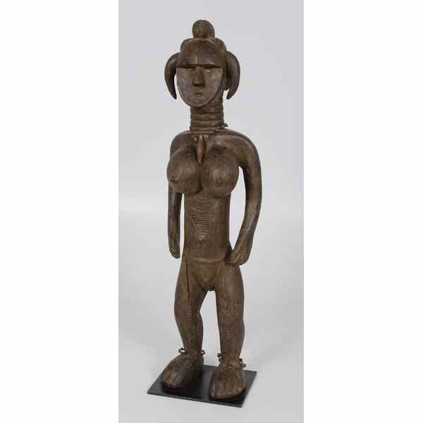 Appraisal: African Liberia Toma Female Figure full-figured female with stylized face