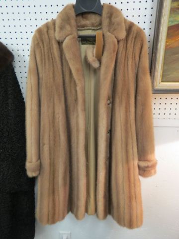 Appraisal: Mink Fur Jacket Bill Marre with ear muffs excellent