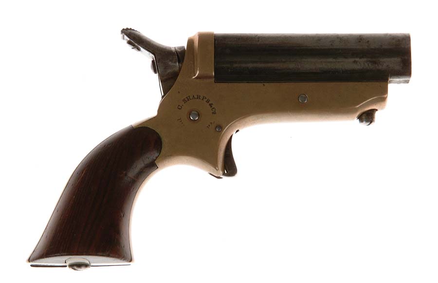 Appraisal: SHARPS MODEL C DERRINGER Cal SN Usual configuration - -bbl