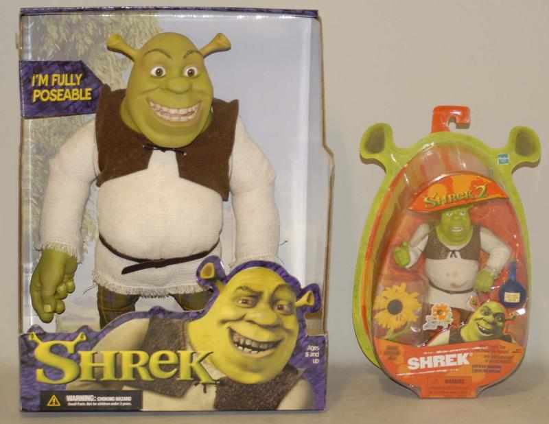 Appraisal: Lot of Shrek Toys in Boxes This lot includes fully