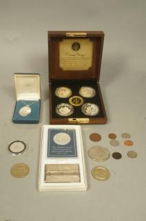 Appraisal: Lot of Assorted Commemorative Medals Coins Franklin Mint Ronald Reagan