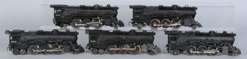 Appraisal: Lot of Lionel Steam Engines Description Post-war All K Pacific