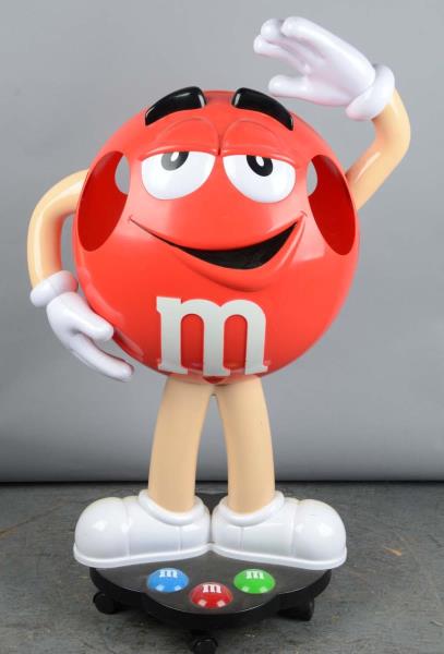 Appraisal: M M Candy Figural Plastic Floor Display Red M M