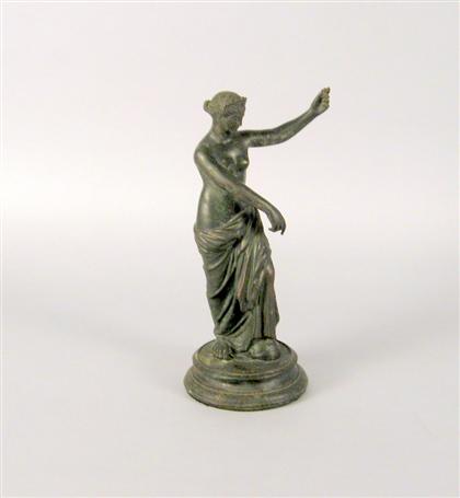 Appraisal: Bronze figure of a classical woman late th century Bronze