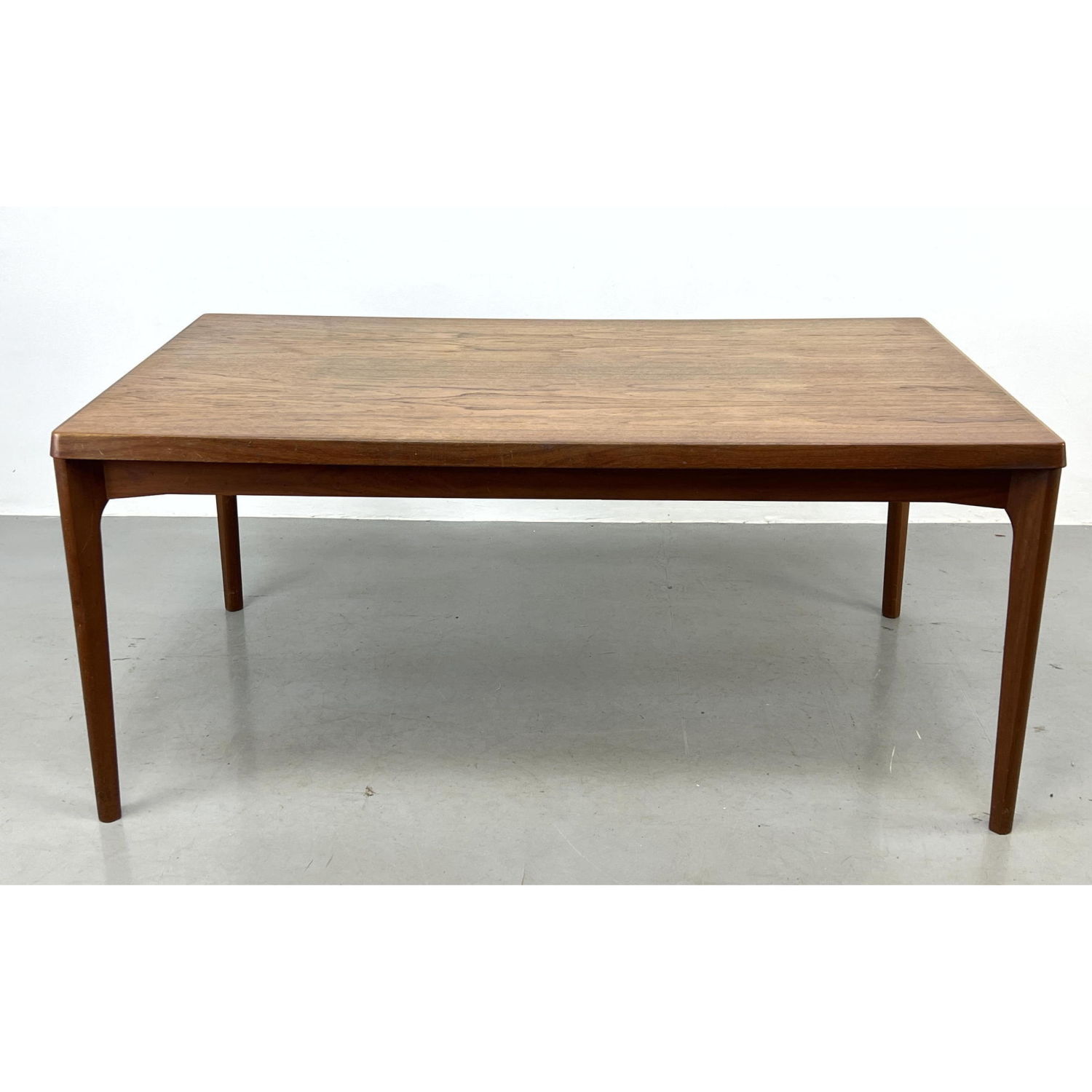 Appraisal: VEJLE STOLE Teak refractory dining table Pull out leaves Marked