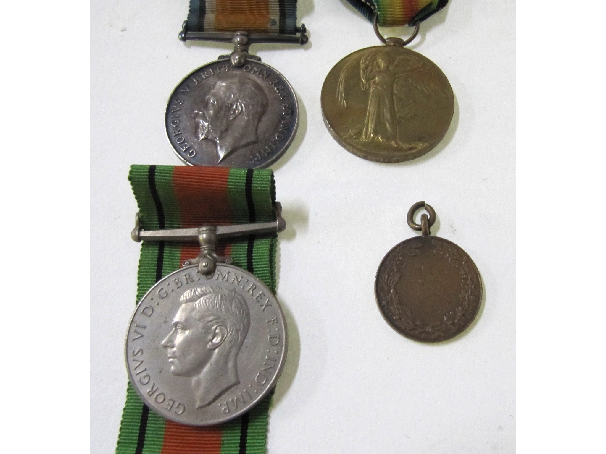 Appraisal: A WWI group of two to Pte A S King