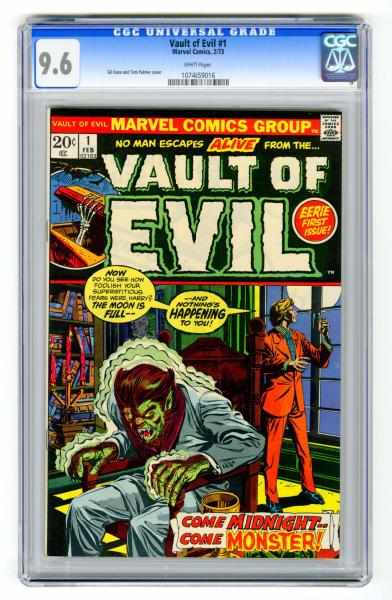 Appraisal: Vault of Evil CGC Marvel Comics Click for full description