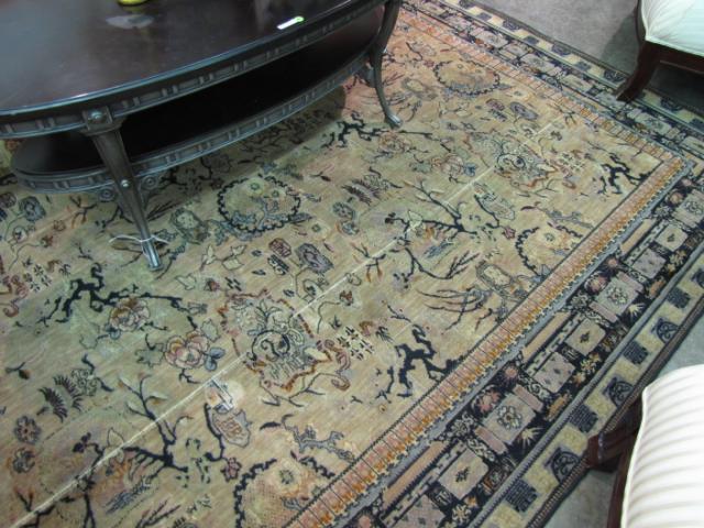 Appraisal: Wilton Machine Made Room Size Rug x worn seam fold