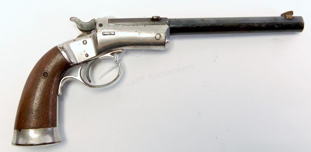 Appraisal: Stevens No Single Shot Pistol-Blued part round part octagonal barrel