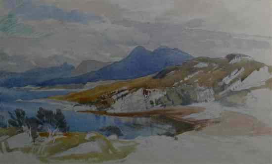 Appraisal: Charles Knight - watercolour Upper Loch Torridon Scotland signed x