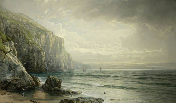 Appraisal: William Trost Richards - William Trost Richards - Newport RI