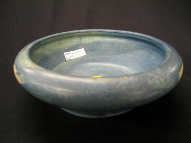 Appraisal: Peters Reed Art Pottery Bowl brushed blue glaze tall diameter