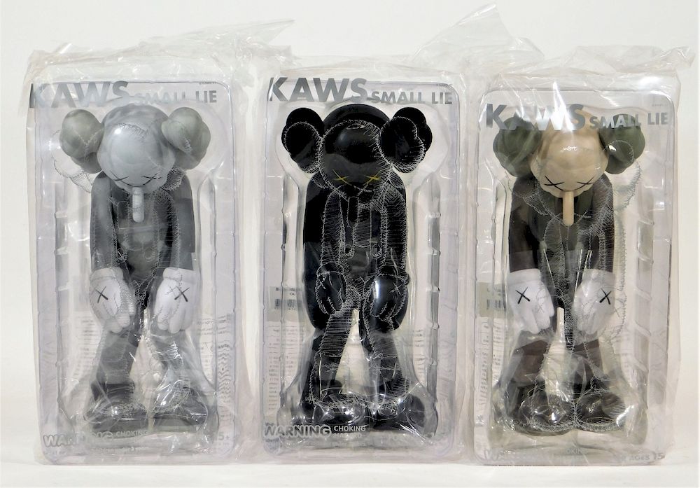 Appraisal: KAWS Small Lie Complete Set Factory Sealed KAWS New Jersey