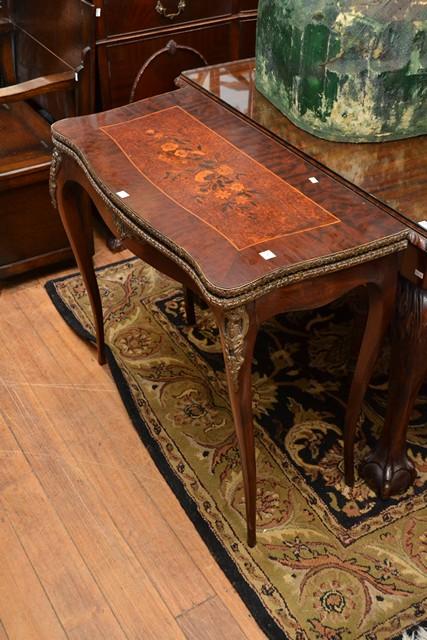 Appraisal: A FRENCH TH CENTURY ORMOLU MOUNTED GAMES TABLE A FRENCH