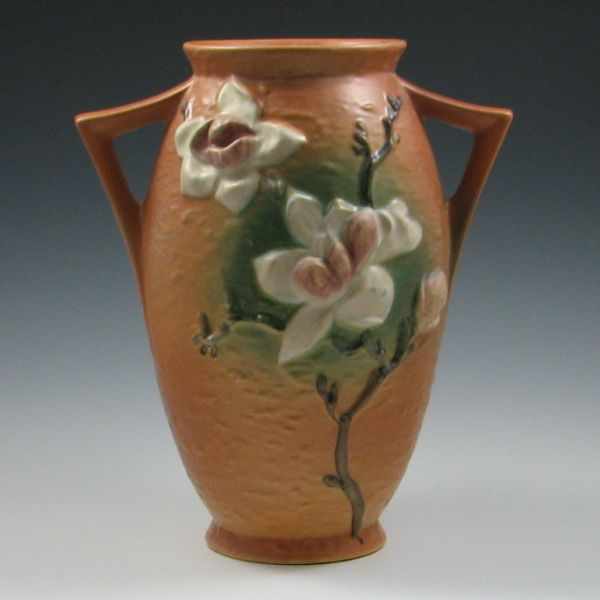 Appraisal: Roseville Magnolia Vase marked Roseville USA - '' excellent condition