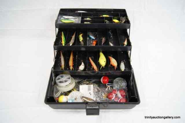 Appraisal: Fishing Tackle Box Full of Lures Tackle Is a hard