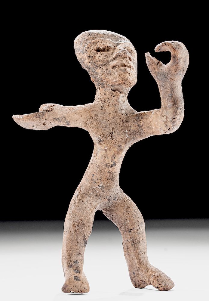 Appraisal: Teotihuacan Pottery Dancer or Spear Thrower Pre-Columbian Mexico Teotihuacan ca