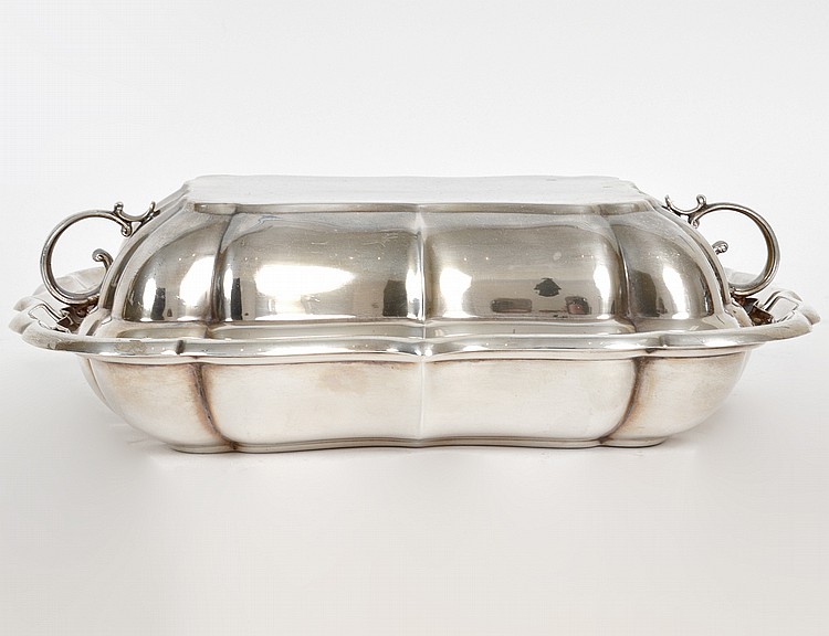 Appraisal: REED BARTON STERLING SILVER COVERED ENTR E DISH th Century