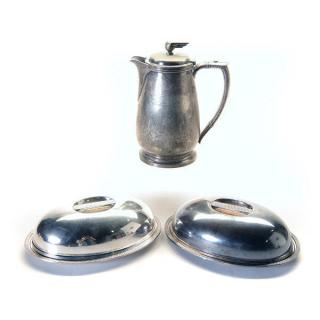 Appraisal: California Zephyr Covered Dishes Water Pitcher Two California Zephyr Covered