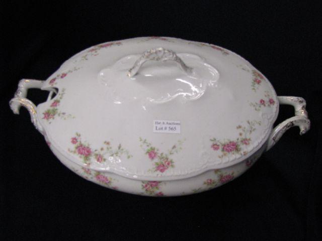 Appraisal: Carlsbad Austria Porcelain Oval Tureen fine floral