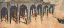 Appraisal: Uncrachell th Century View of Fish Market in Venice Oil