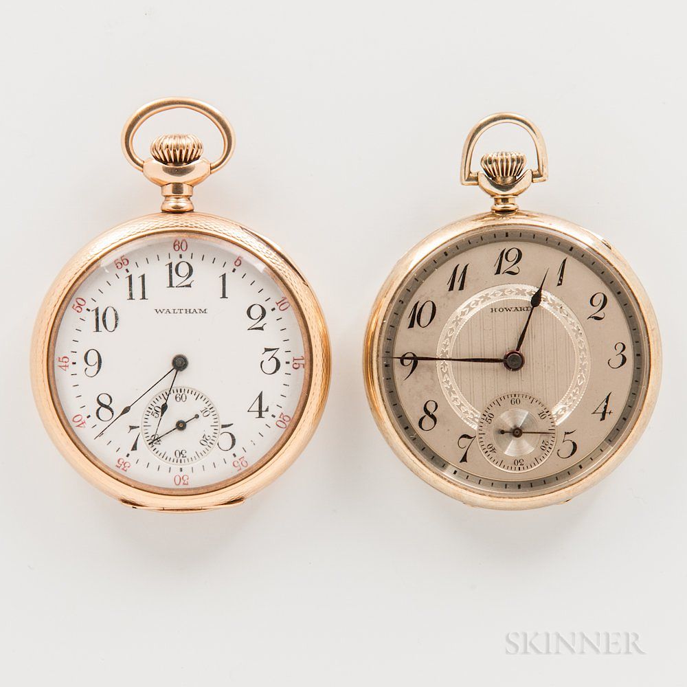 Appraisal: Two American Open-face Watches Two American Open-face Watches an E