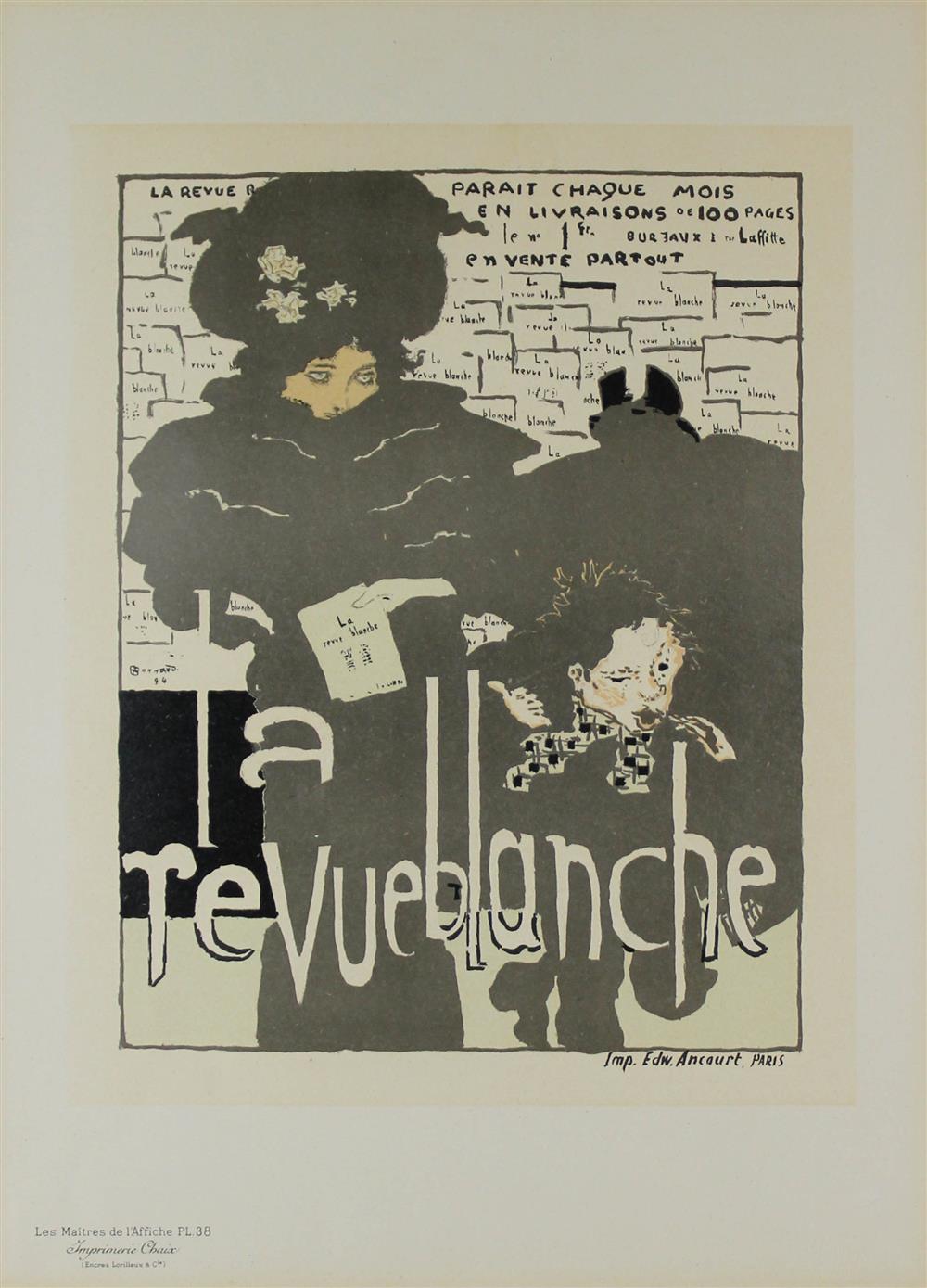 Appraisal: PIERRE BONNARD FRENCH - LA REVUE BLANCHE Color lithograph x